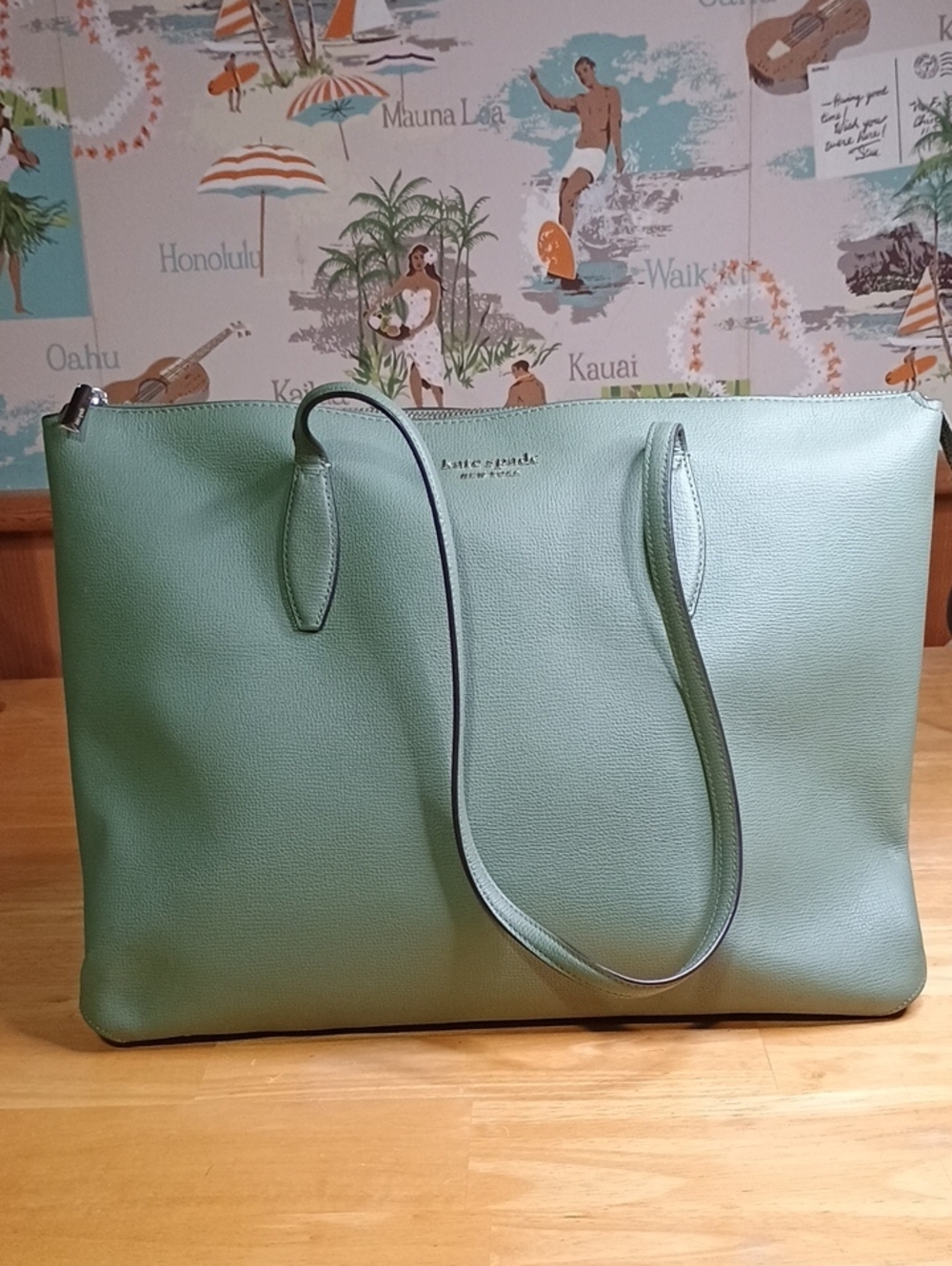kate spade Mint Green Leather Tote